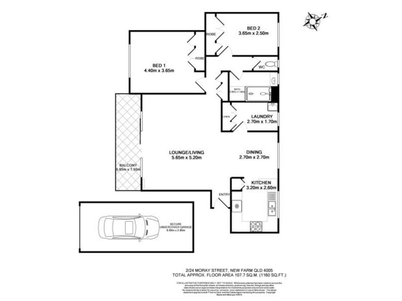 2/24 Moray Street, New Farm QLD 4005