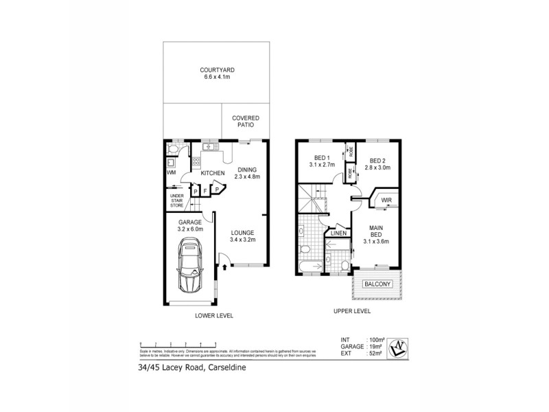34/45 Lacey Road, Carseldine QLD 4034 Floorplan