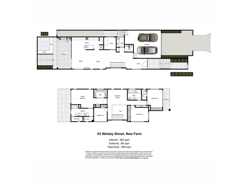 63 Welsby Street, New Farm QLD 4005 Floorplan
