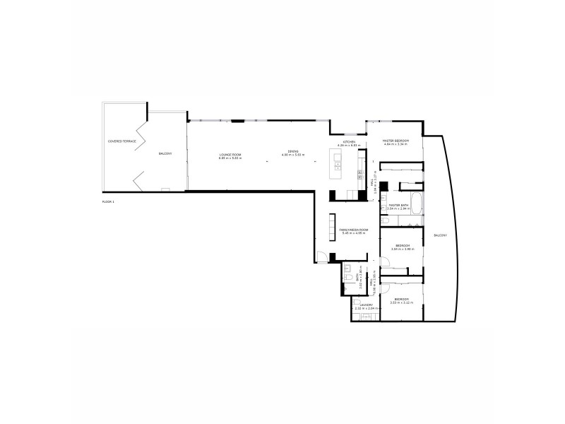 6007/6 Parkland Boulevard, Brisbane City QLD 4000 Floorplan