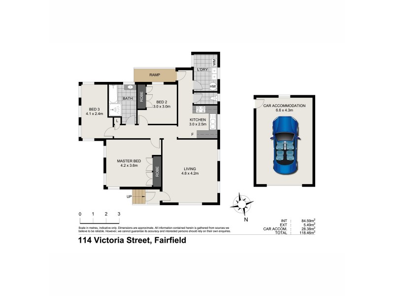 114 Victoria Street, Fairfield QLD 4103 Floorplan