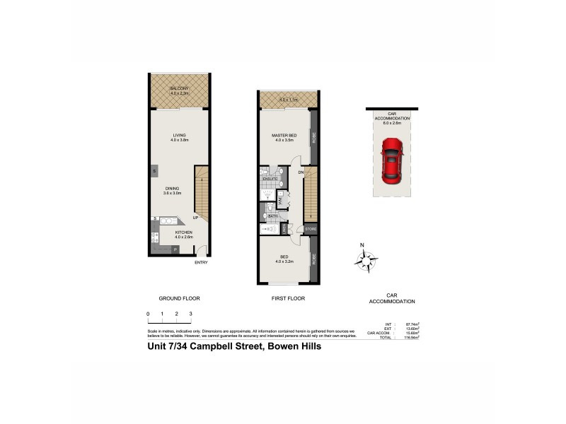 7/34 Campbell Street, Bowen Hills QLD 4006 Floorplan
