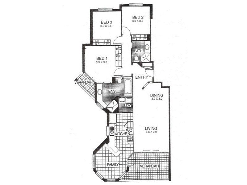 310/57c Newstead Terrace, Newstead QLD 4006 Floorplan