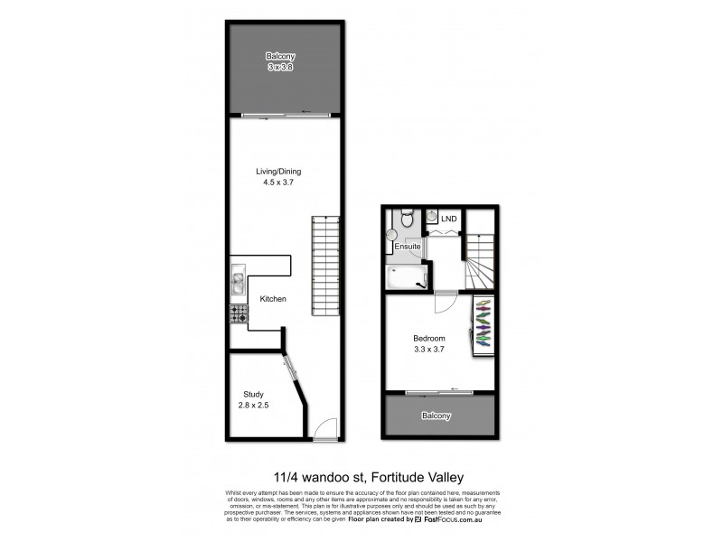 11/4 Wandoo Street, Fortitude Valley QLD 4006 Floorplan