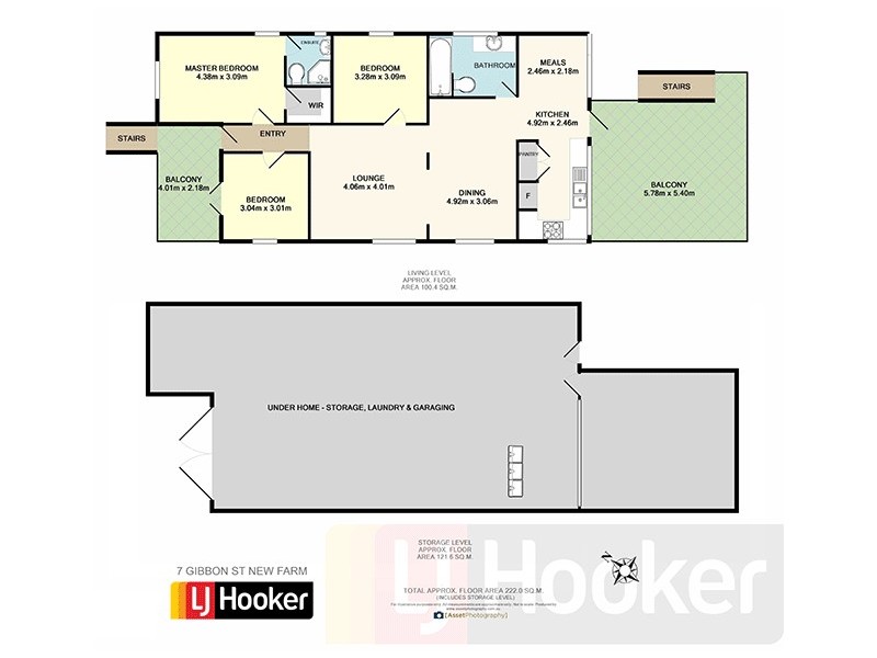 7 Gibbon Street, New Farm QLD 4005 Floorplan