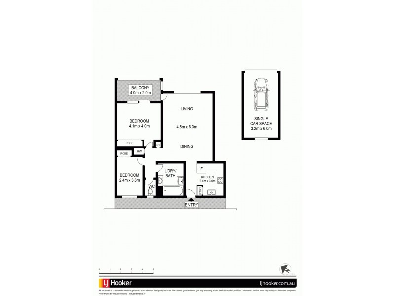 14/81 Langshaw Street, New Farm QLD 4005 Floorplan