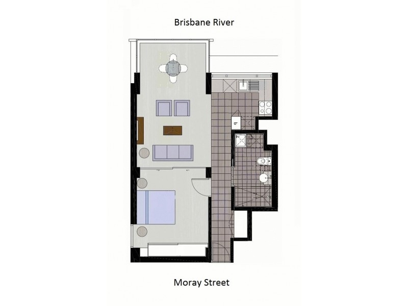 225/79 Moray, New Farm QLD 4005 Floorplan
