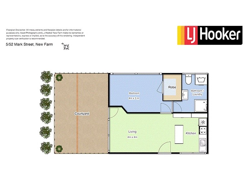 5/52 Mark Street, New Farm QLD 4005 Floorplan