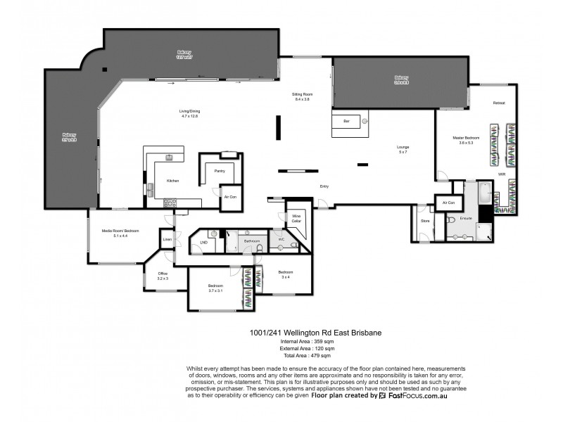 10/241 Wellington Road, East Brisbane QLD 4169 Floorplan