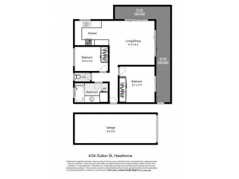 4/34 Dutton Street, Hawthorne QLD 4171 Floorplan
