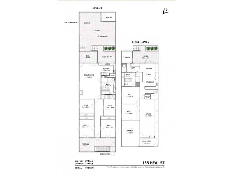 135 Heal Street, New Farm QLD 4005 Floorplan