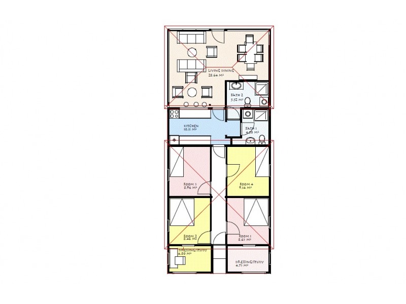 39 Sheriff Street, Petrie Terrace QLD 4000 Floorplan