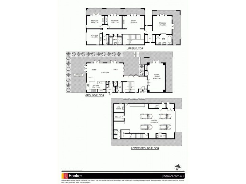5 Beaufort Lane, Clayfield QLD 4011 Floorplan