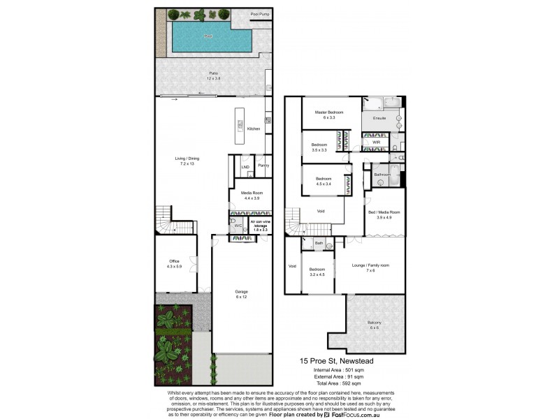 15 Proe Street, Newstead QLD 4006 Floorplan