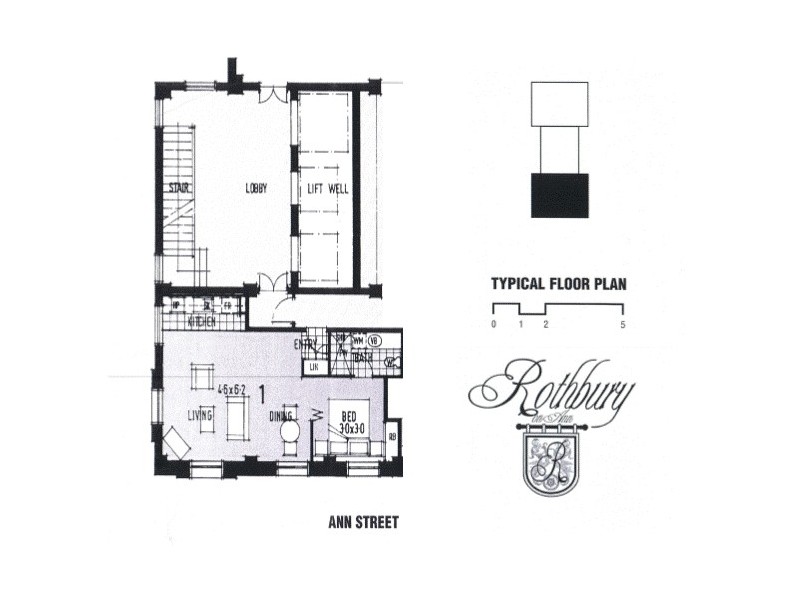 301/301 Ann Street, Brisbane QLD 4000 Floorplan