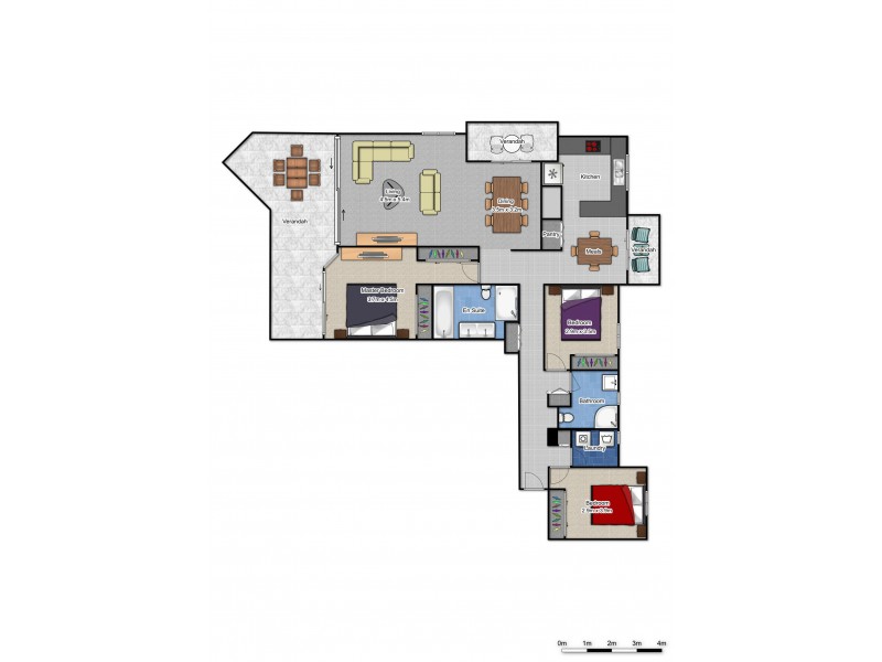 507/45c Newstead Terrace, Newstead QLD 4006 Floorplan