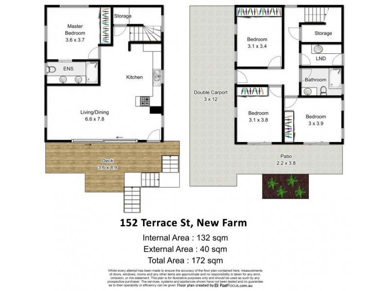 152 Terrace Street, New Farm QLD 4005 Floorplan
