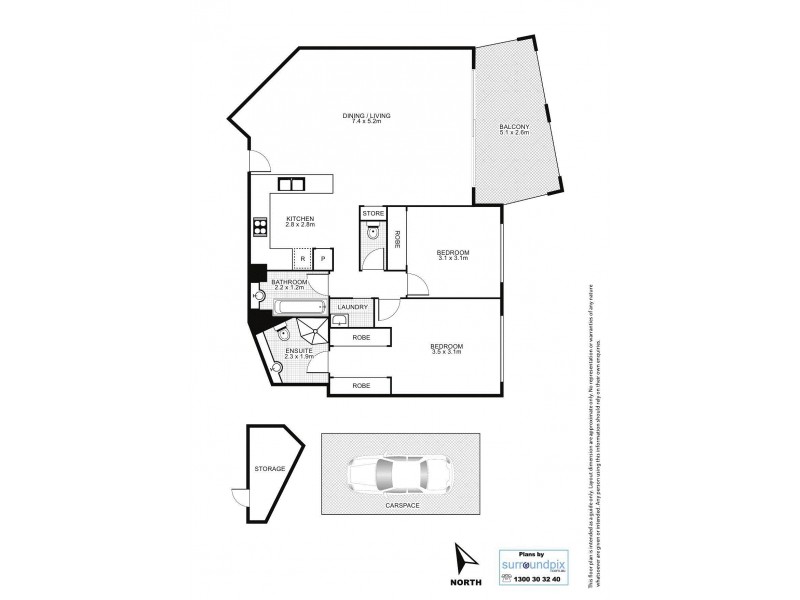 81/7 Boyd Street, Bowen Hills QLD 4006 Floorplan