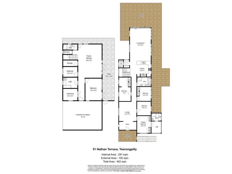 51 Nathan Terrace, Yeerongpilly QLD 4105 Floorplan
