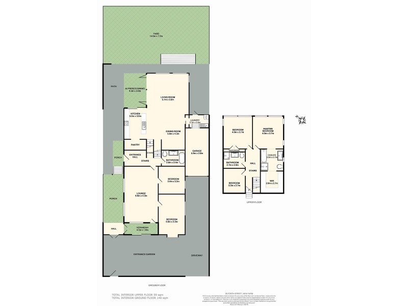 25 Forth Street, New Farm QLD 4005 Floorplan