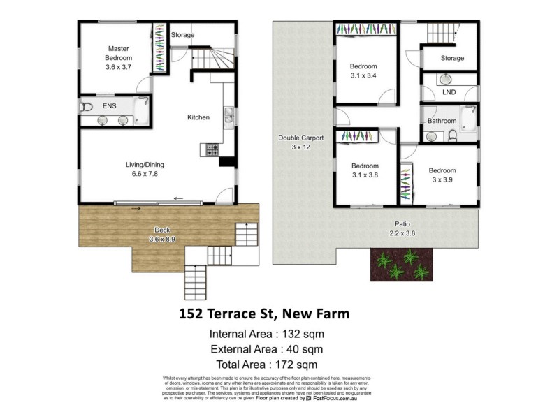 152 Terrace Street, New Farm QLD 4005 Floorplan