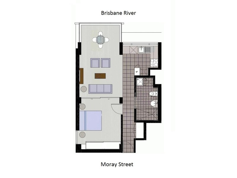 225/79 Moray Street, New Farm QLD 4005 Floorplan