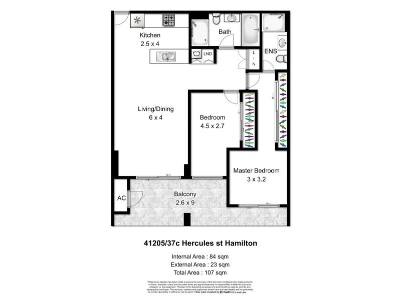 4017/37c Harbour Road, Hamilton QLD 4007 Floorplan