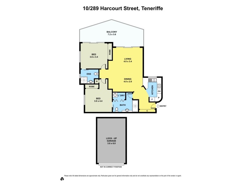 10/289 Harcourt Street, Teneriffe QLD 4005 Floorplan