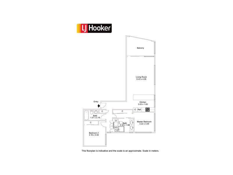 20912/8 Harbour Road, Hamilton QLD 4007 Floorplan
