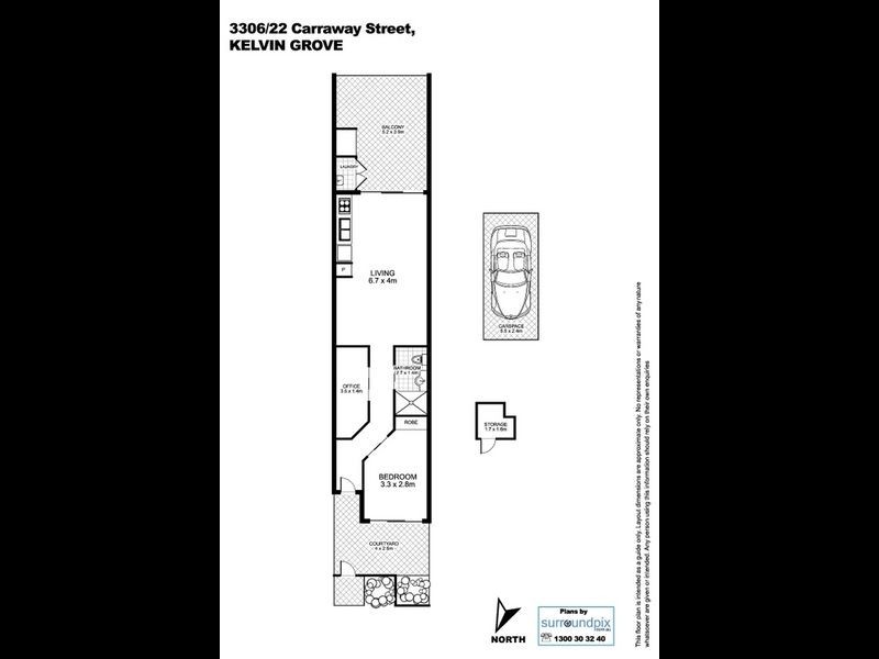 3306/22 Carraway Street, Kelvin Grove QLD 4059