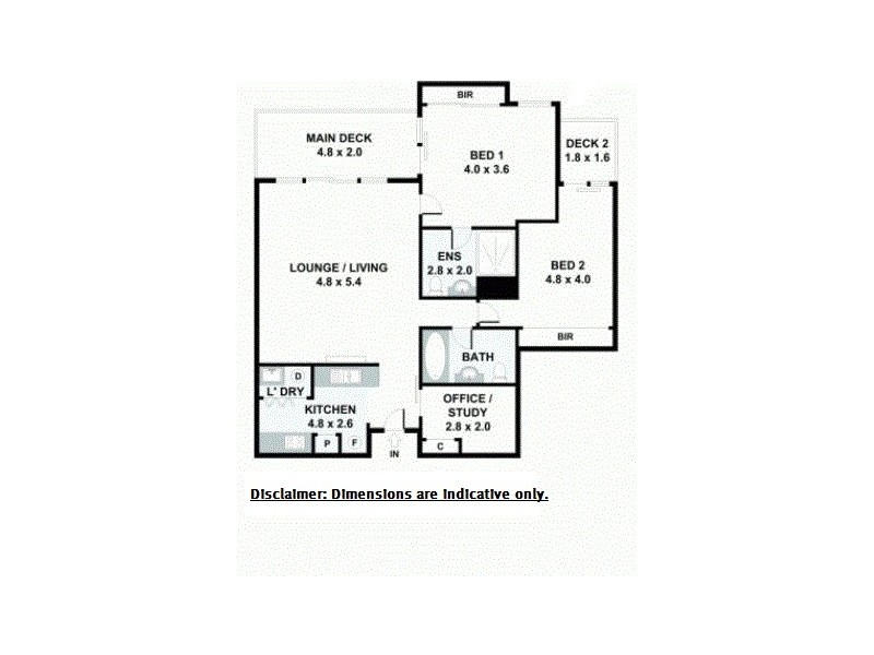 346/803 Stanley Street, Woolloongabba QLD 4102 Floorplan