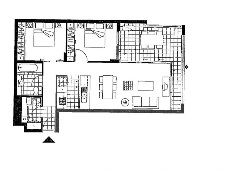 3129/3 Parkland Boulevard, Brisbane City QLD 4000 Floorplan