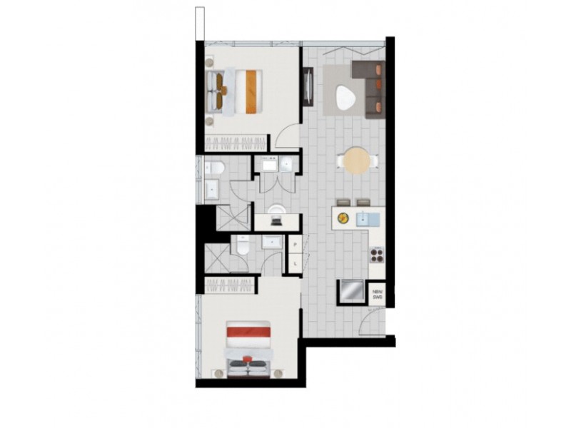 977 Ann Street, Fortitude Valley QLD 4006 Floorplan