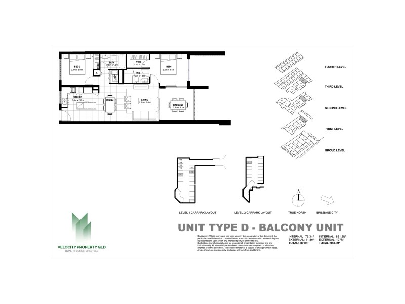 10/16-24 Lower Clifton Terrace, Red Hill QLD 4059 Floorplan