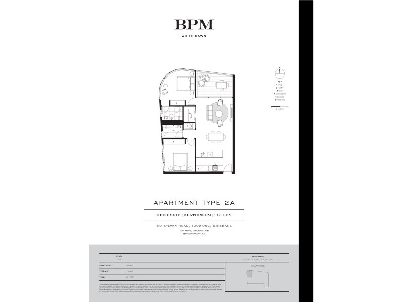 401/50-52 Sylvan Road, Toowong QLD 4066 Floorplan