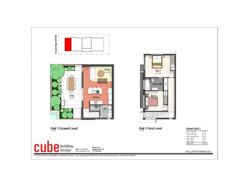 1/10 Troubridge Street, Mount Gravatt East QLD 4122 Floorplan