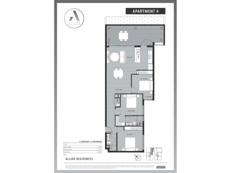 4/12-18 Hicks Street, Mount Gravatt East QLD 4122 Floorplan