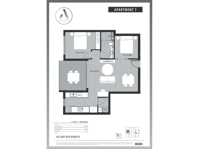 7/12-18 Hicks Street, Mount Gravatt East QLD 4122 Floorplan