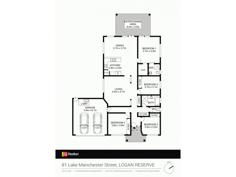 81 Lake Manchester Street, Logan Reserve QLD 4133 Floorplan
