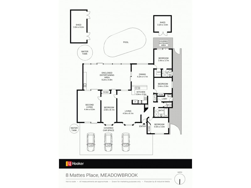 8 Mattes Place, Meadowbrook QLD 4131 Floorplan