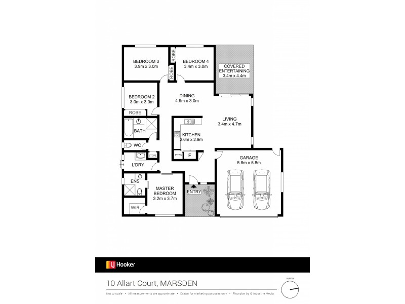 10 Allart Court, Marsden QLD 4132 Floorplan