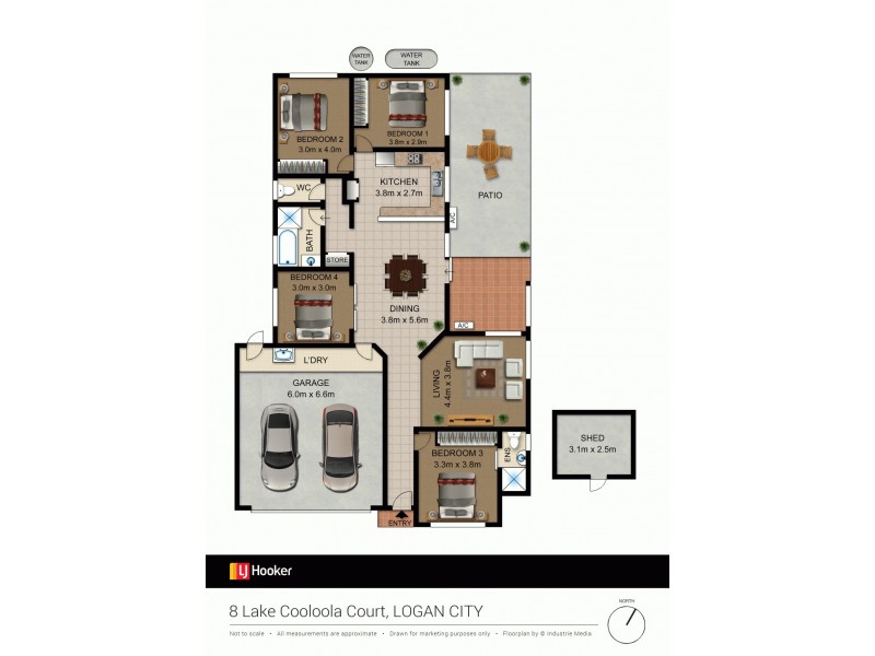 8 Lake Cooloola Court, Logan Reserve QLD 4133 Floorplan
