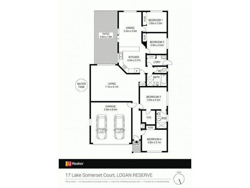 17 Lake Somerset Court, Logan Reserve QLD 4133 Floorplan