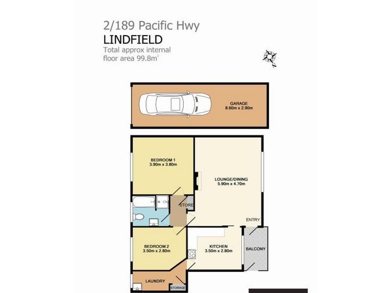 2/189 Pacific Highway, Lindfield NSW 2070