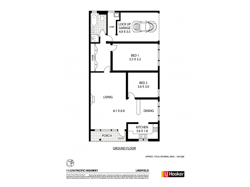 11/276 Pacific Highway, Lindfield NSW 2070 Floorplan