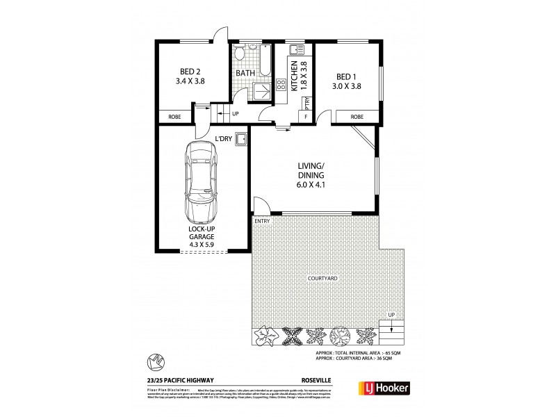 23/25 Pacific Highway, Roseville NSW 2069 Floorplan