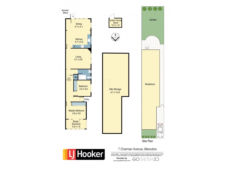 7 Charman Avenue, Maroubra NSW 2035 Floorplan