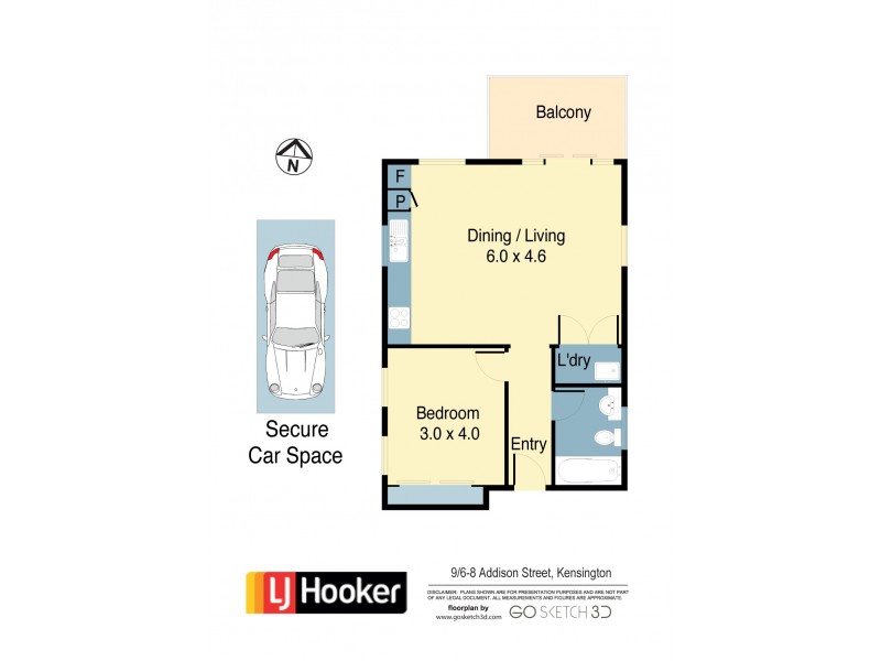 9/6-8 Addison Street, Kensington NSW 2033 Floorplan