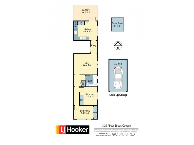 3/24 Abbott Street, Coogee NSW 2034 Floorplan