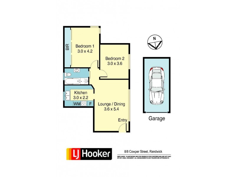 8/8 Cowper Street, Randwick NSW 2031 Floorplan
